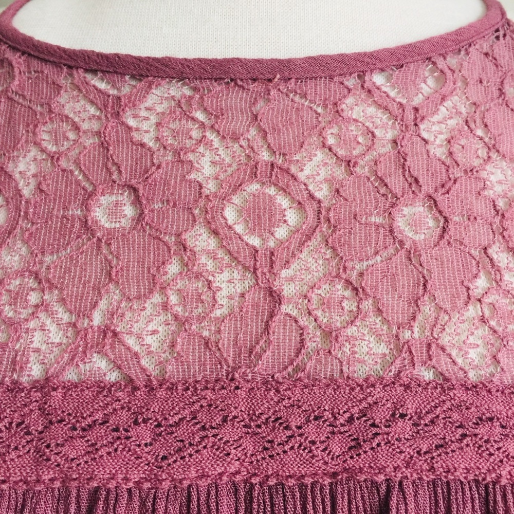 Laced Pink Ombré Dress/Tunic - Picture 8 of 8